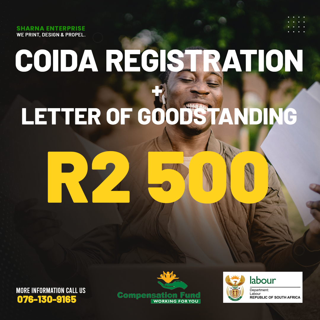 COIDA Registration & Letter of Goodstanding